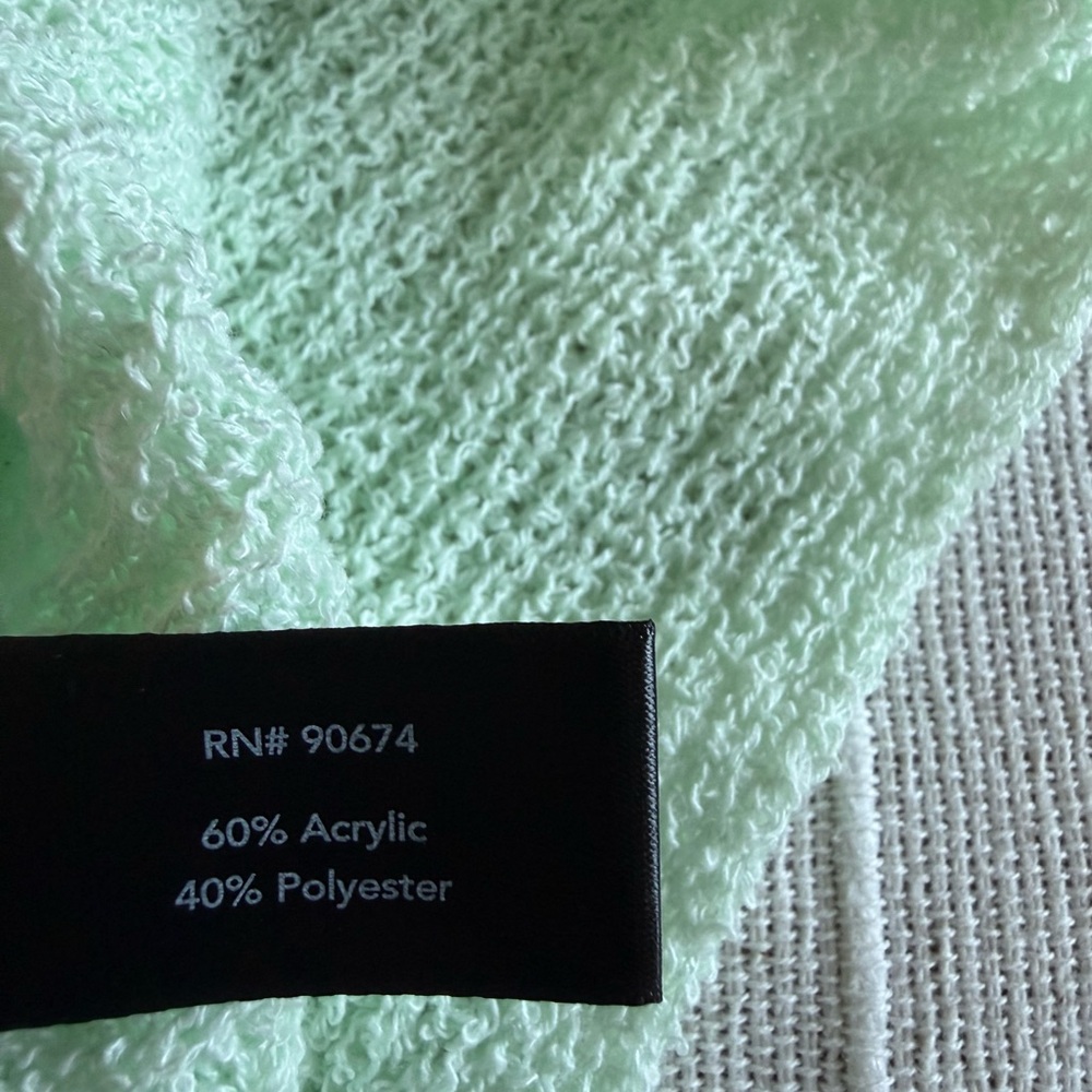 Boston Proper Light Green Textured Knit Top - Picture 11 of 16